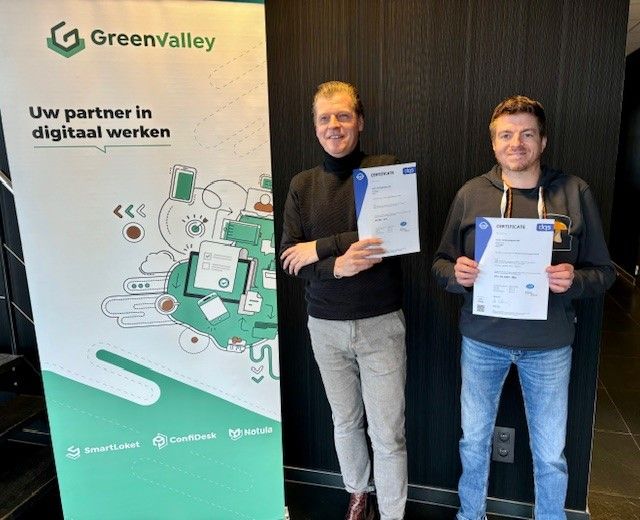 Green Valley Belgium viert dubbele erkenning met ISO 9001 en 27001 